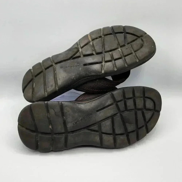 Rockport XCB Brown Mens Slide Flip Flop Shock Absorbing Sandals Size 8 - Picture 5 of 5